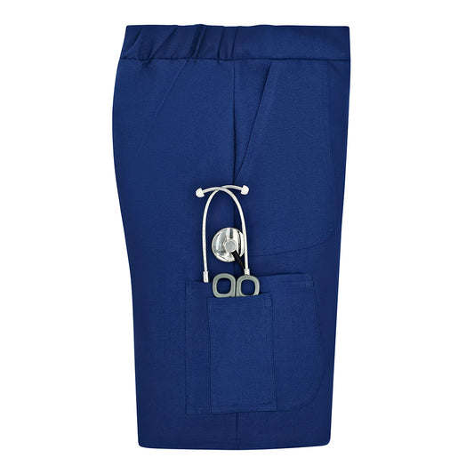 Blue Compressionfit Scrub Pant