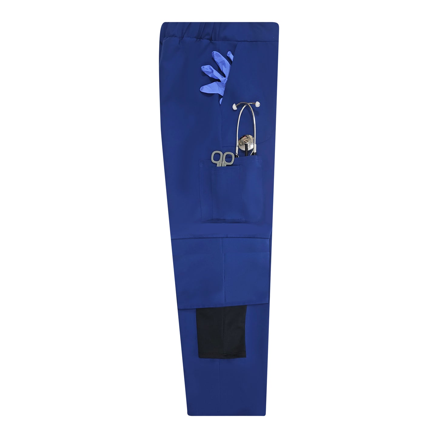 Blue Compressionfit Scrub Pant